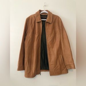 Wilson’s leather jacket, tan, EUC